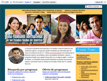 Tablet Screenshot of guiaestudiantilinternacional.com